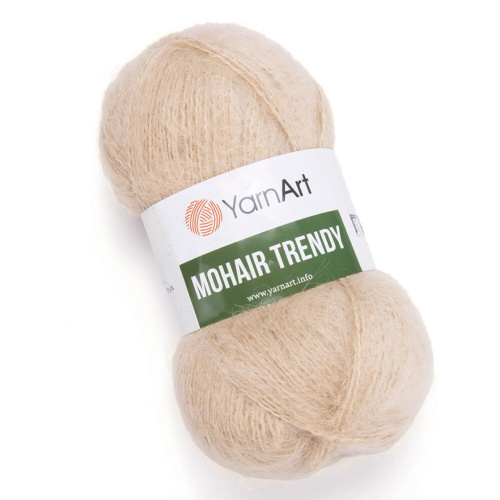 Mohair Trendy 134 Светло Бежевый