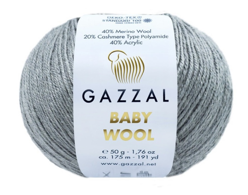 Baby Wool 818 Темно серый