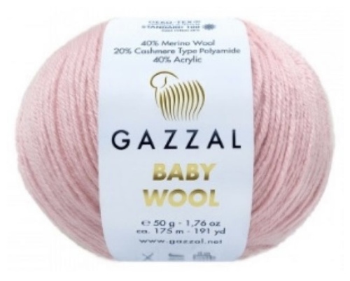 Baby Wool 836 Светло розовый