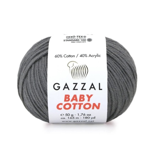 Baby cotton 3450 Темно-серый