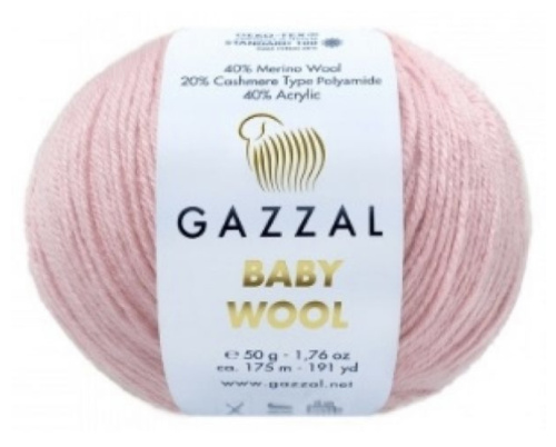Baby Wool 836 Светло розовый