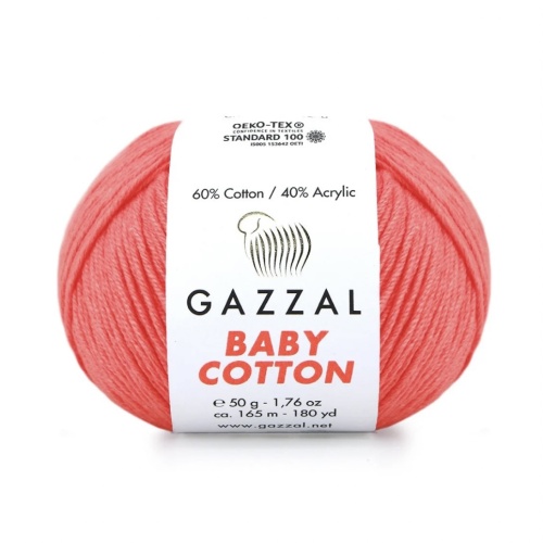 Baby cotton 3460 Светлый коралл