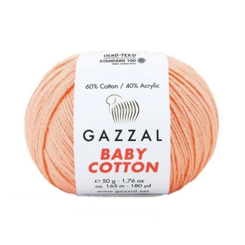 Baby cotton 3412 Светлый персик