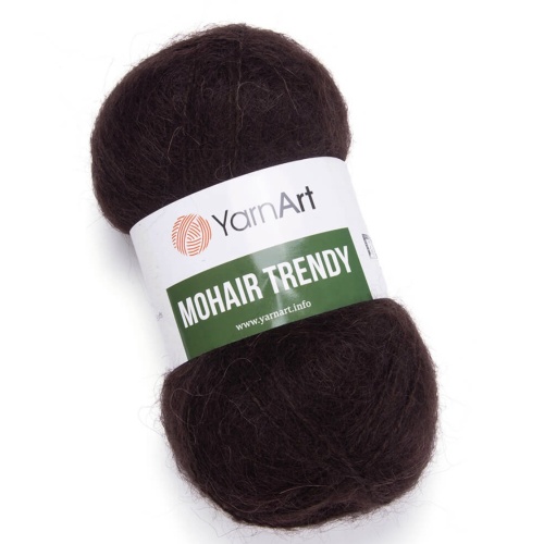 Mohair Trendy 123 Темно-коричневый