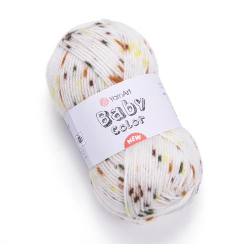 Baby Color 206 Белый-хаки-коричневый-бронза-желтый