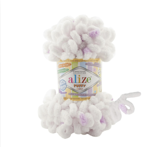 Puffy Color 6470 Бело-сиреневый
