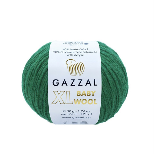 Baby Wool XL 814 Темно зеленый