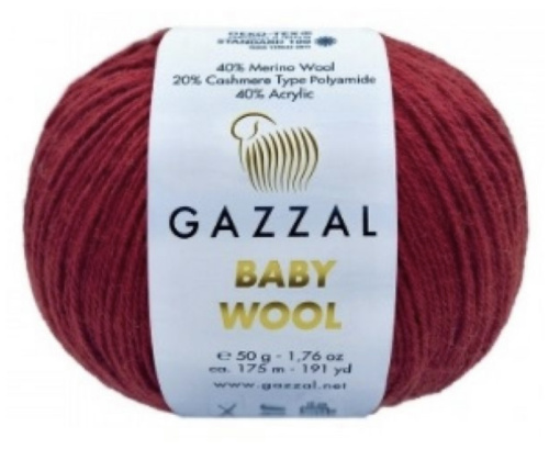 Baby Wool 816 Темно красный