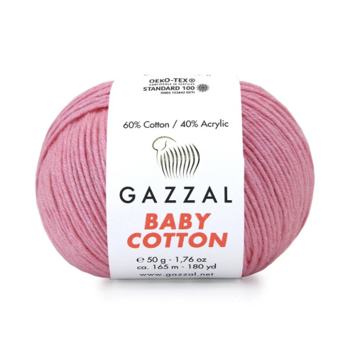 Baby cotton 3468 Розовый (барби)