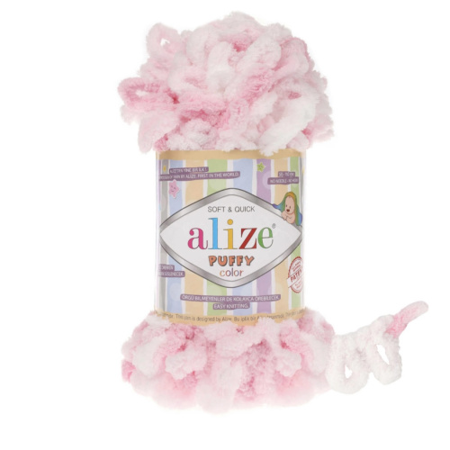 Puffy Color 5863 Розовый-белый
