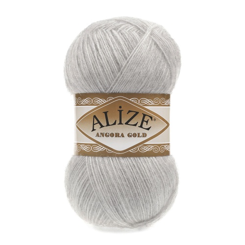 Angora Gold 208 Светло-серый меланж