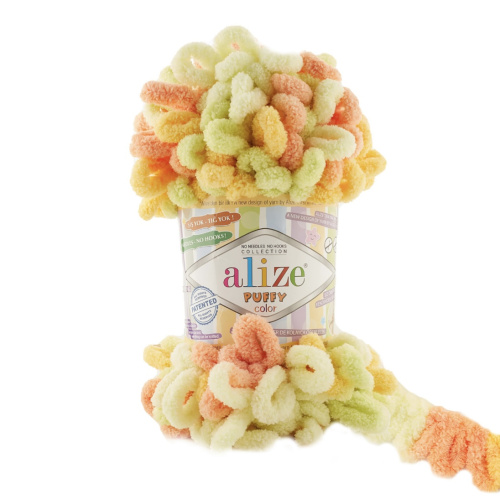 Puffy Color 6313 Салат-розовый-оранж