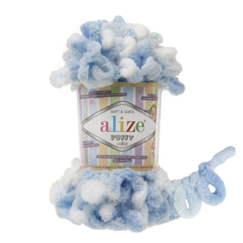 Puffy Color 5865 Голубой меланж