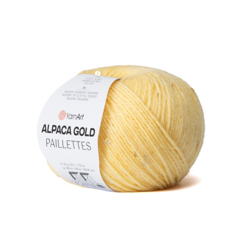 Alpaca Gold Paillettes 9318 желтый