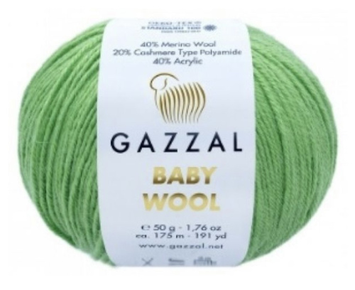 Baby Wool 838 Зеленое яблоко