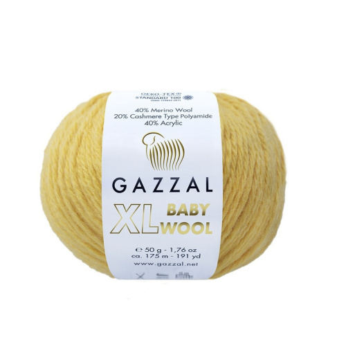 Baby Wool XL 812 Желтый