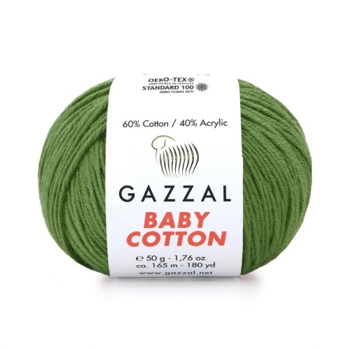 Baby cotton 3449 Зеленая трава