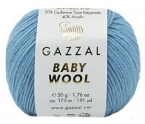 Baby Wool 820 Голубая бирюза
