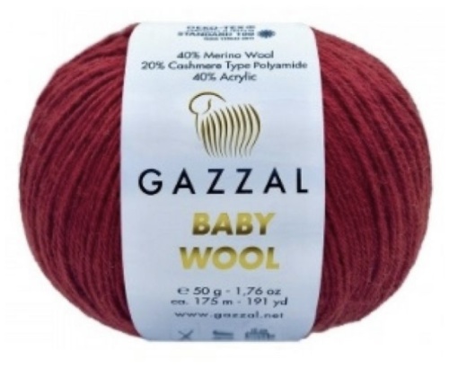 Baby Wool 816 Темно красный
