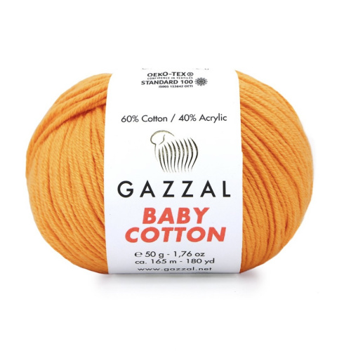 Baby cotton 3416 Оранжевый
