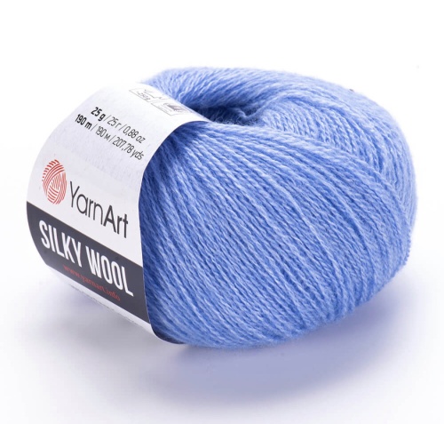 Silky wool 343 Голубой